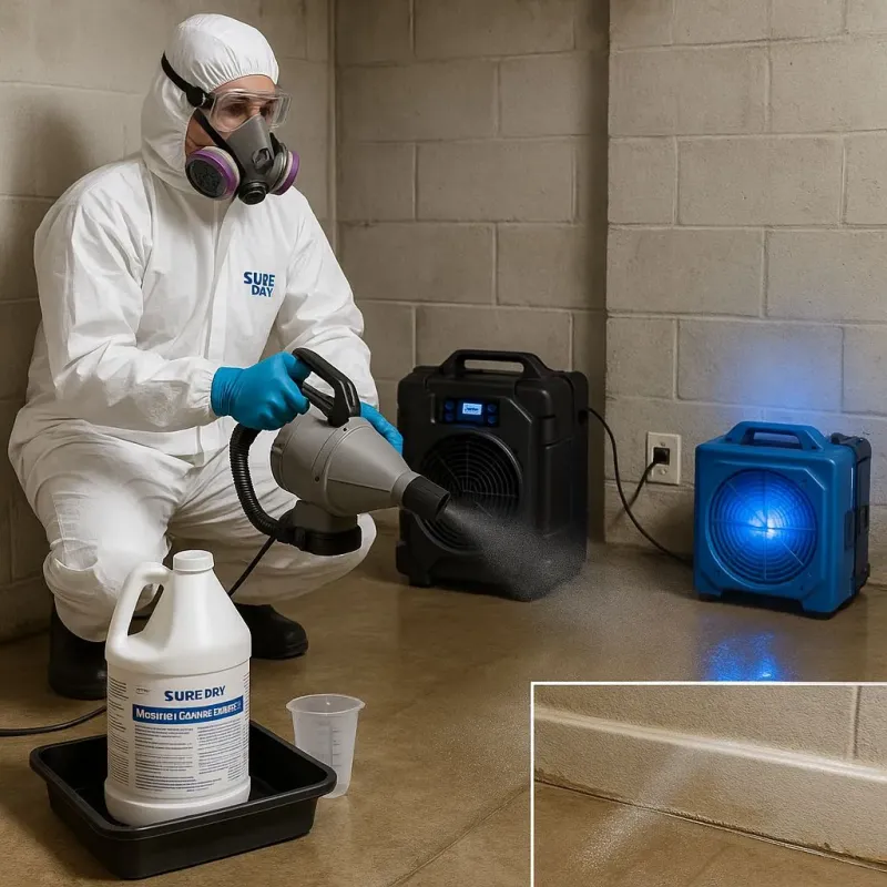 Sanitization and Odor Removal process in University Place, WA