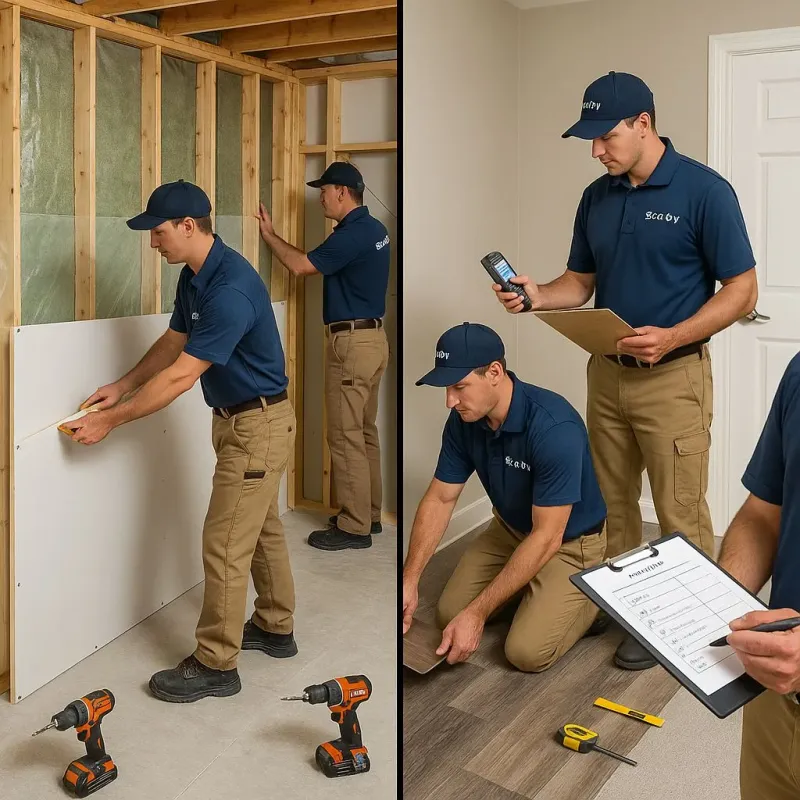 Repairs and Reconstruction process in University Place, WA
