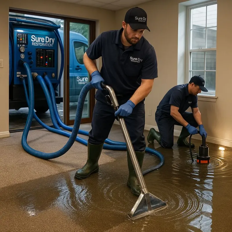 Water Extraction and Removal process in University Place, WA